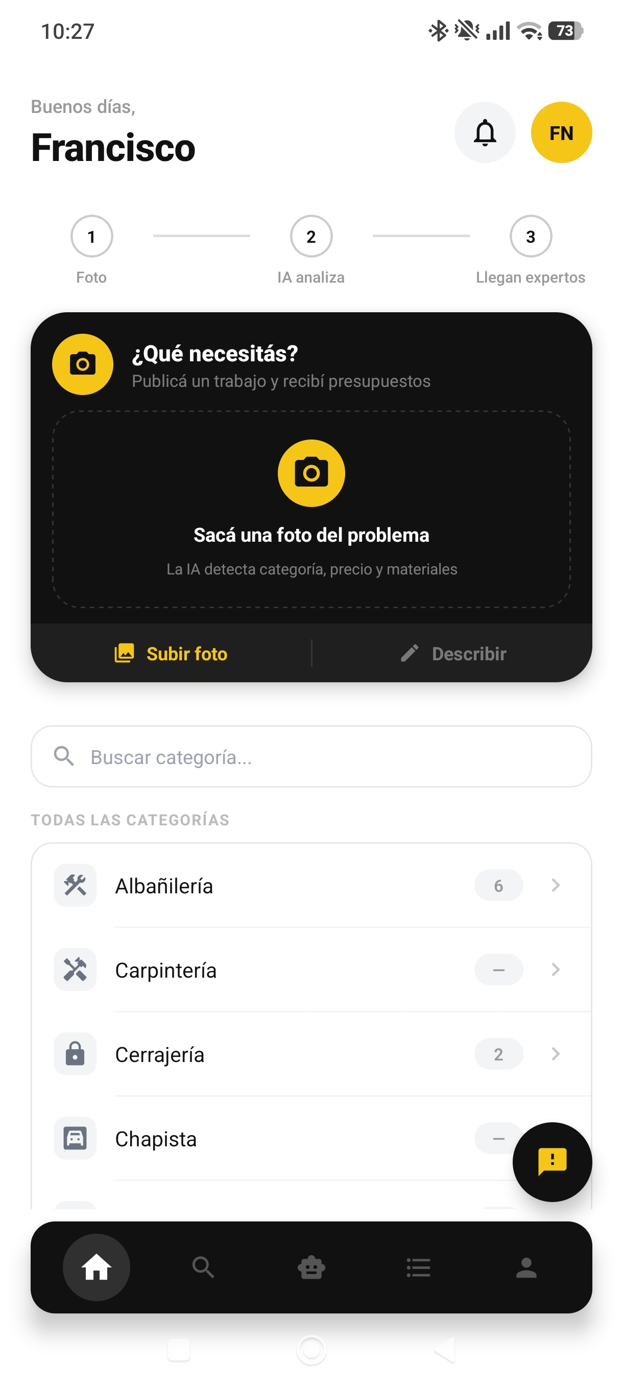 Sacá una foto del problema y la IA la analiza